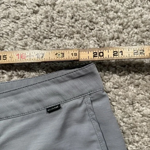 Travis Mathew Men's Golf Shorts SZ 38 Gray Slash Pockets Stretch - Picture 10 of 11